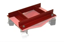 Auto Dolly M998086 Trailer Jack Dolly, Steel, Red, Each