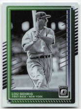 2025 Donruss #55 Lou Gehrig Optic