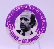 JOE BIDEN Vintage POLITICAL  1988* BUTTON Pin Pinback Campaign PRESIDENT RARE