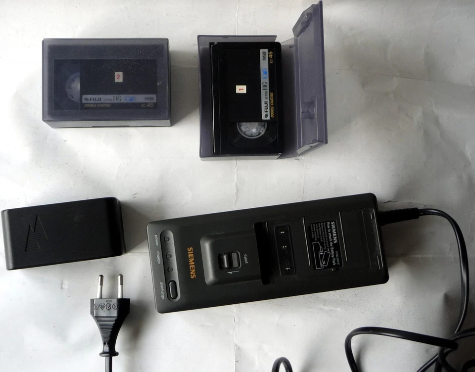 Video-Camera-Recorder SIEMENS FA 244 VHS C Camcorder Zubehörpaket ROWI Tasche - Bild 3 von 4