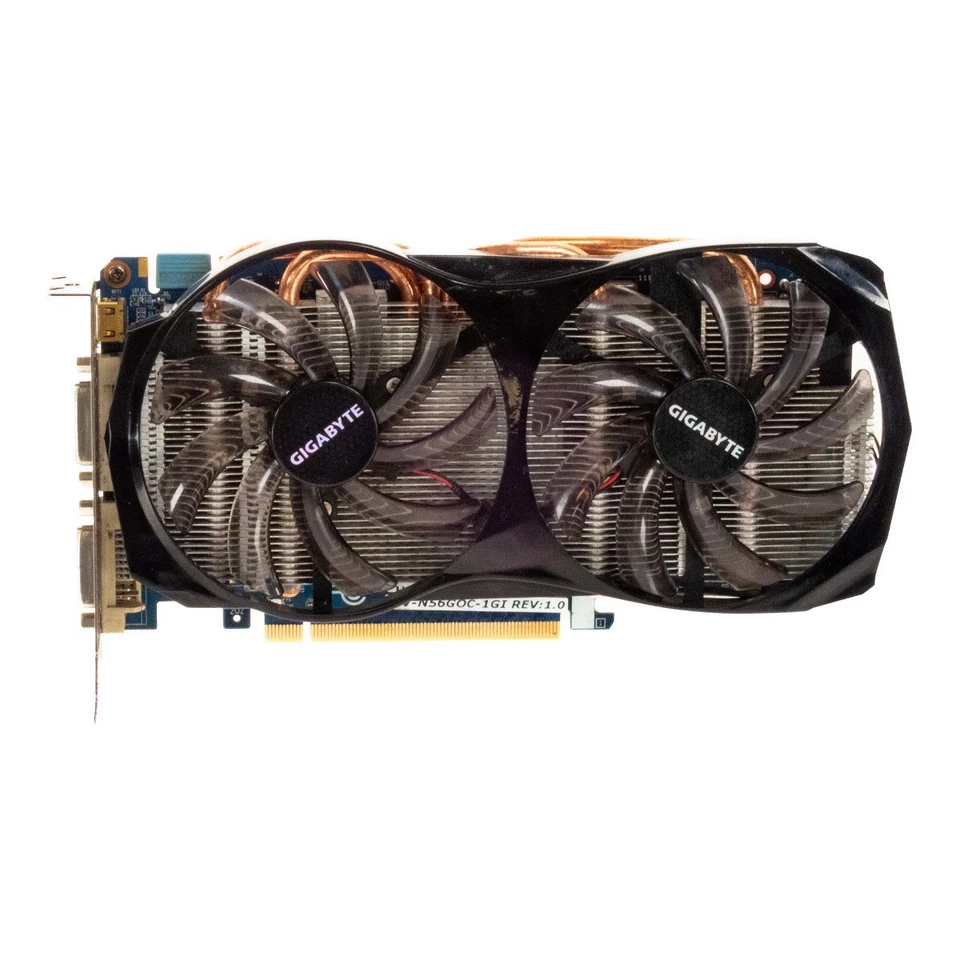 Graphic Card GIGABYTE Nvidia Geforce GTX 560 1GB GDDR5 GV-N56GOC-1GI Pcie x16 - Image 3 of 3