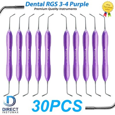 Dental RGS 3-4 Instrument Silicone Handle Depth Dimensions for Restoration