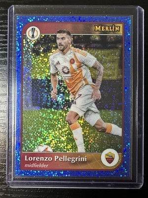 2024-25 Topps Merlin UEFA Club Competitions Lorenzo Pellegrini #52 AS Roma /150