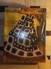 NEW Vintage Bucilla SQUARE DANCE Afghan Kit 7958 Complete Cottage Core HTF NOS
