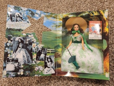Barbie 1994 Scarlett O'Hara Organza Gown Wilkes Barbecue GWTW Doll-Brand New