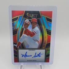 2024 Select Mario Soto Prizm Auto Blue /25 Nationals #SS-MS