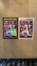 25 Topps Pete Crow Armstrong Rainbow Black Foil And Base #253