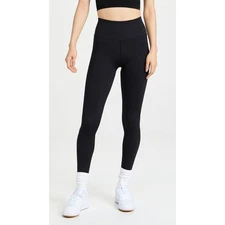 Spiritual Gangster Size XS/S Black Love Sculpt Leggings Ribbed Knit K14-5