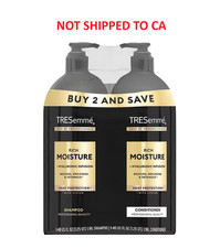 TRESemme Moisture Rich Shampoo and Conditioner Set with Vitamin E 2 Pack 40 oz