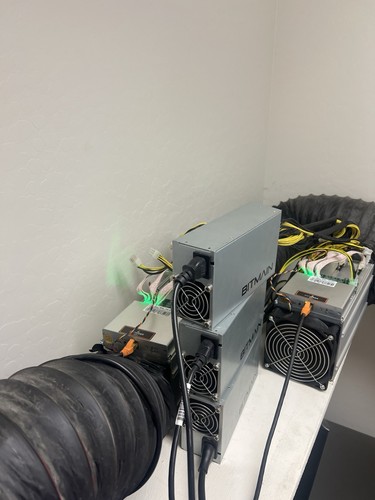 Two Bitmain S9i’s Bitcoin SHA256 HiveOS Firmware Overclocked W/3 PSU’s & Cords - Picture 3 of 6