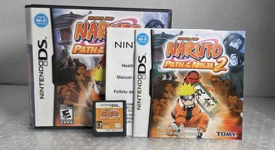 Naruto: Path of the Ninja 2 Nintendo DS 3DS 2008 Complete In Box CIB Tested Tomy