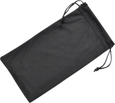 Soft Microfiber Drawstring Glasses Case Cleaning  Storage Pouch, 2 Sizes, 3 Des