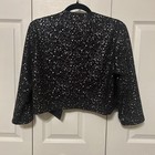 NWOT Nordstrom Women’s Blazer/jacket Black/silver SZ L Dressy  — photo 4