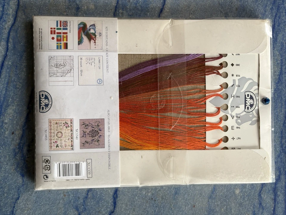 DMC Classics Cross Stitch -Linen - Nasturtium Or Fushia Alphabet Sampler - Image 2 of 4