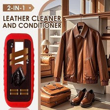 Leather Cleaner Conditioner Cream Restores Shine For Car Seats Sofas Jackets