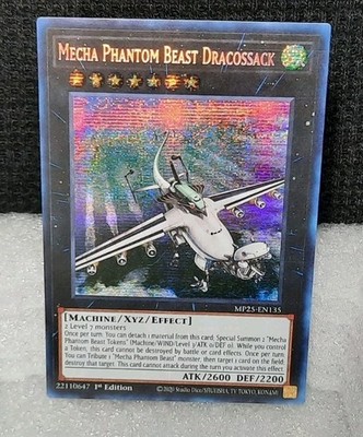 Yu-Gi-Oh! Mecha Phantom Beast Dracossack *PRISMATIC SECRET RARE* MP25-EN135 NM
