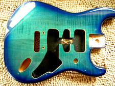 Genuine Fender Player Stratocaster Strat Body Blue Burst Plus Top Model 2023