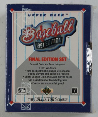 1991 Upper Deck Final Edition Set, FACTORY SEALED, Martinez/Thome RC