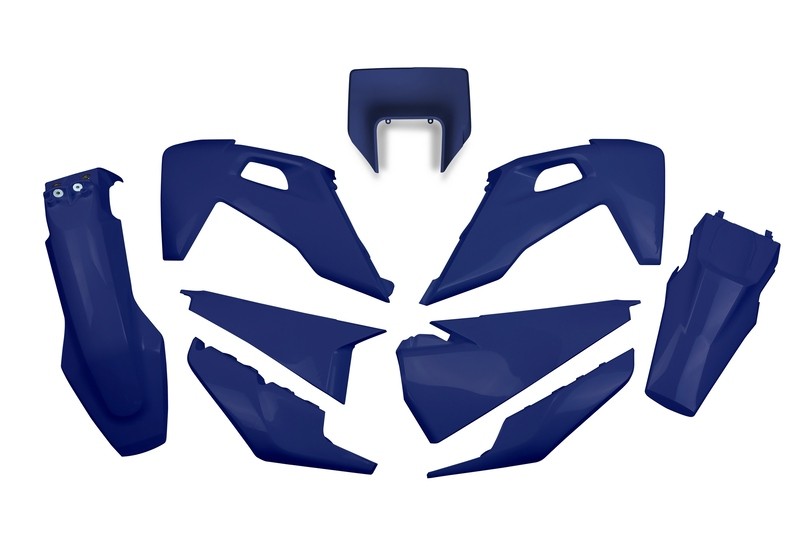 Kit plastique OVNI bleu Husqvarna FE TE finition premium durable