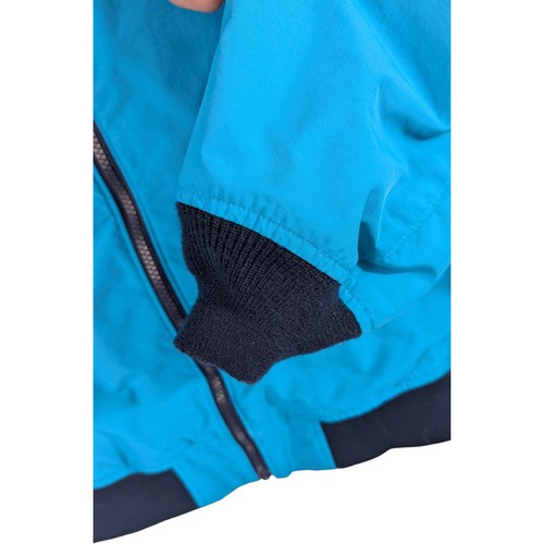 Lands End Rain Jacket Light Blue Mens size XL Tall Full Zip 46-48 - Picture 6 of 10
