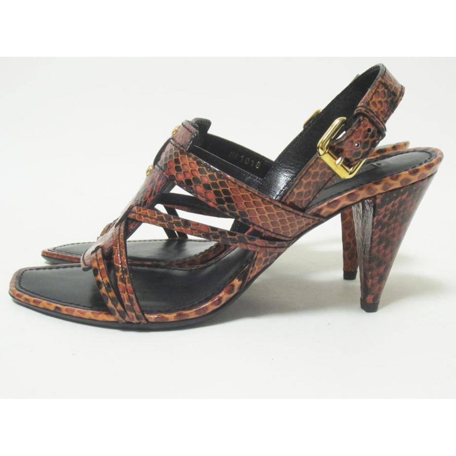LOUIS VUITTON Sandals Pumps Enamel Python pattern… - image 8