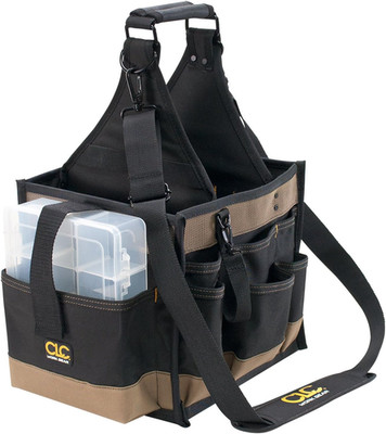 CLC  1528 Large Electrical and Maintenance Tool Carrier, Black