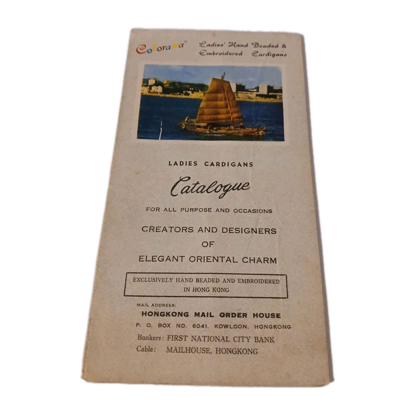 Vtg Ladies Cardigans Catalogue Catalog Foldable Brochure