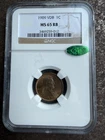 1909 VDB Lincoln Wheat Cent MS65RB NGC 1c CAC