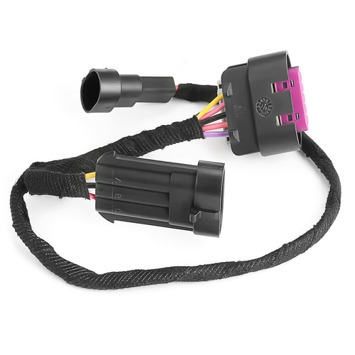 Black LS1 3 Wire To LS2 LS6 LQ4 Vortec 5 Wire MAF / IAT Sensor Adapter Harness - Picture 4 of 11