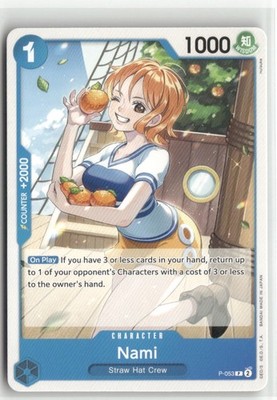 Nami P-053 PRB-01 Premium Booster One Piece Card Game