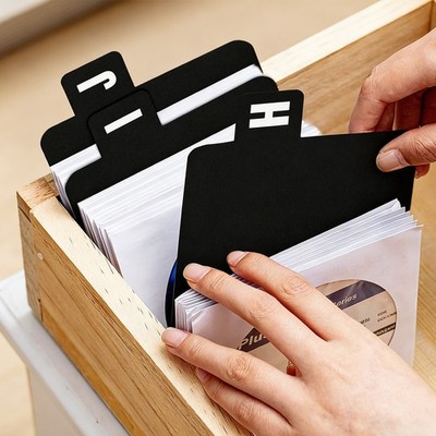 Anthology of the Recorder 26CD 未開封新品 26X Vinyl Record Dividers A-Z Alphabet Tabs CD DVD File Storage