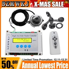 SZMWKJ Solar Panel Tracking Single Axis Solar Tracker Controller W/ Wind Sensor