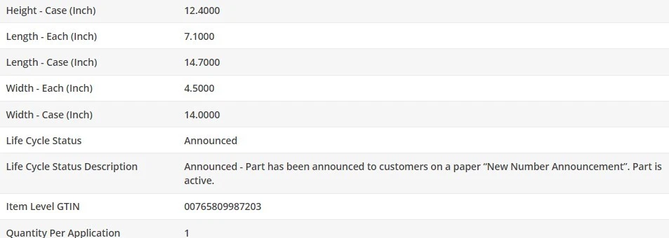 OEM Type Oil Filter WIX for PONTIAC ACADIAN 1976-1987 L4-1.6L - Image 4 of 4