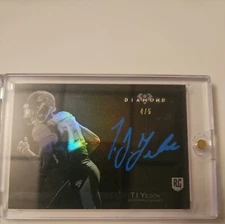 #4/5 TJ Yeldon Silver Ink Rookie Auto 2015 Topps Diamond Alabama Jax