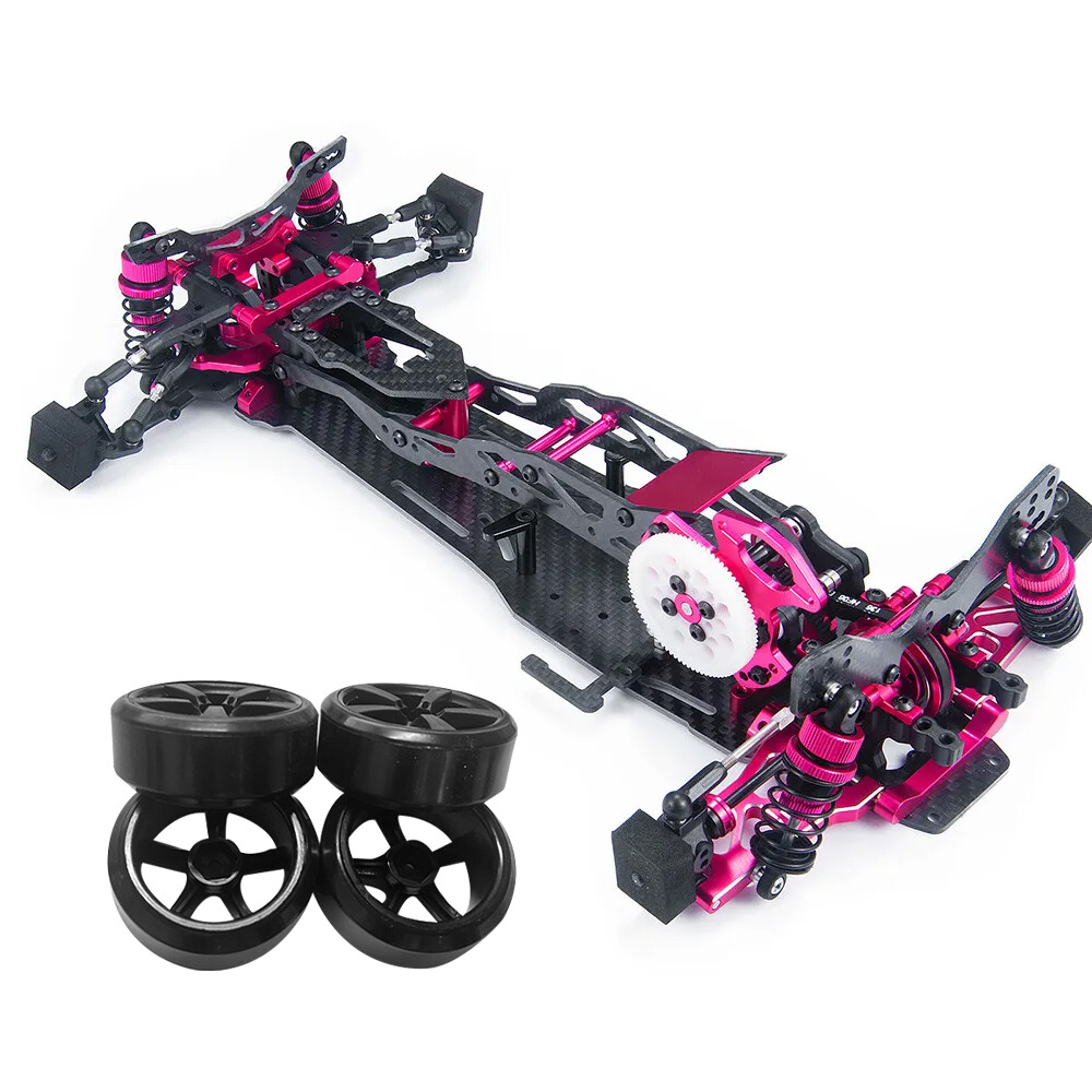 Alloy & CF 1/10 Chassis Sakura D5 MR V2 Frame Kit RC 2WD Drift Car