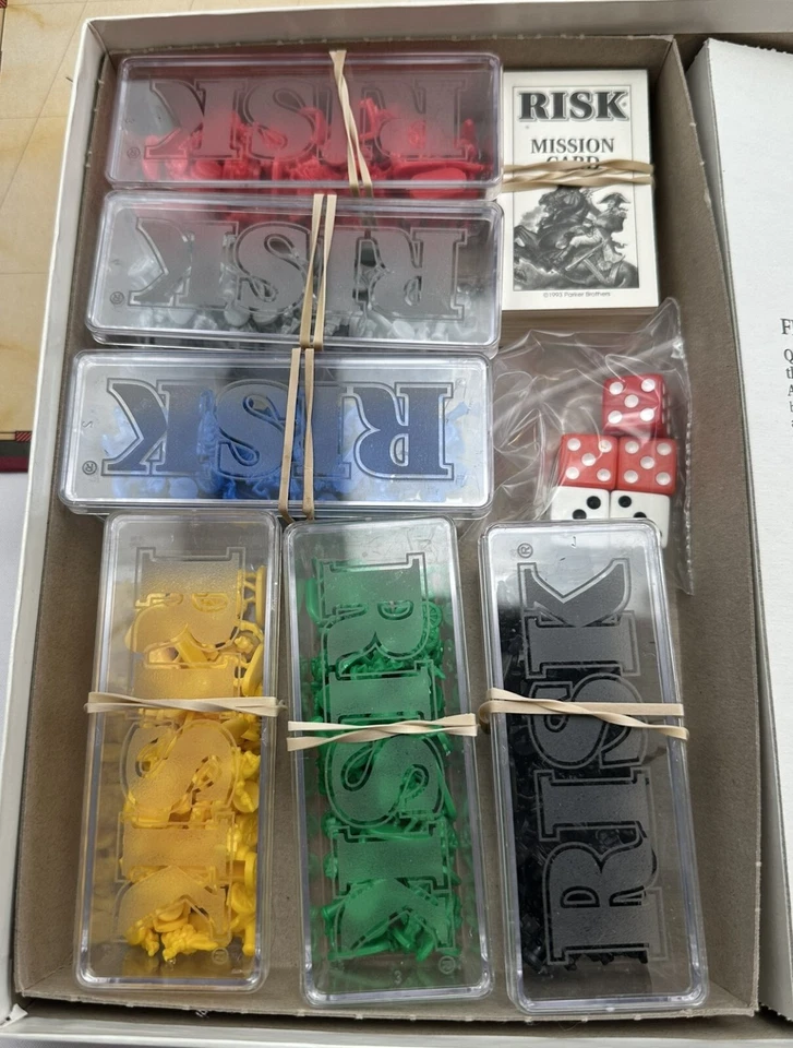 1993 Risk Board Game by Parker Brothers Complete in Very Good Cond FREE SHIPPING - Image 4 of 4