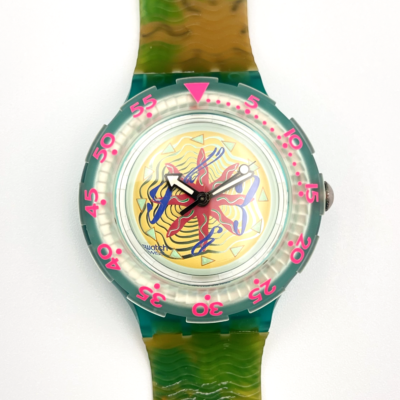 SWATCH SCUBA 200 SEA FLOOR [ BRAND NEW ] SDN108 1994 Vintage  display picture 2
