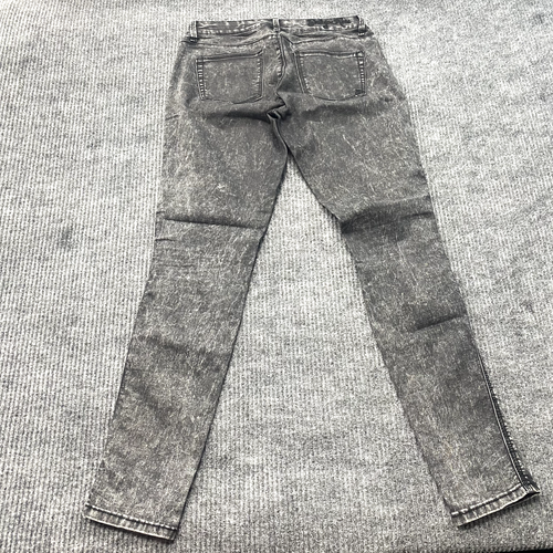 Indigo Rein Jeans Womens Size 9 Juniors Black Acid Wash Skinny Stretch Denim - Picture 13 of 13