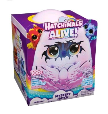 Hatchimals Alive Mystery Hatch Egg Draggle Surprise Interactive Toy New In Box