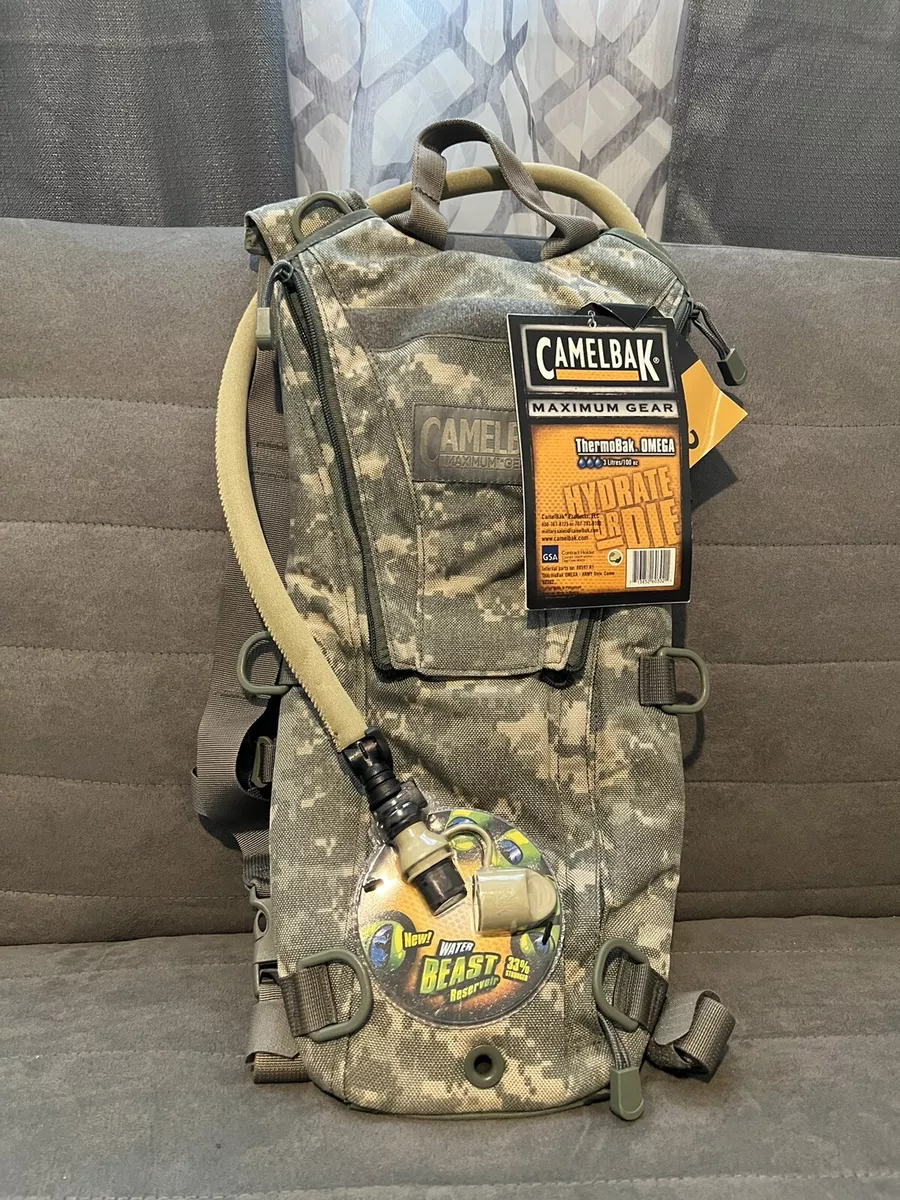 Military CamelBak 3L 100oz Thermobak CorDura Camo Hydration Pack