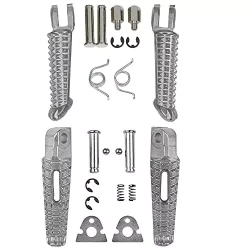 Motorcycle Front Rear Foot Pegs Footrest Pedal Fits for Suzuki GSXR GSX-R600/... Foto 2 de 4