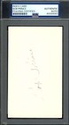 Bob Prince PSA DNA Coa Signed 3x5 Index Card Pirates Announcer Autographed