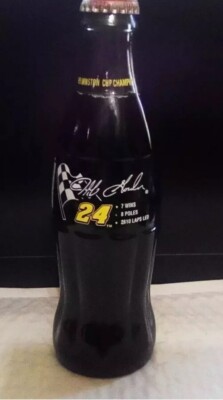 Jeff Gordon Coca Cola Commemorative UnOpened Decorative Bottle