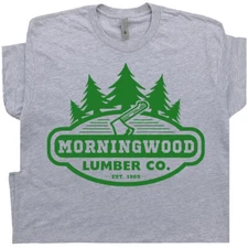 Morningwood Lumber T Shirt Funny Offensive Morning Wood Dirty Rude Mens Saying
