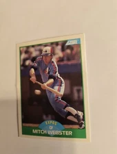 MITCH WEBSTER 1989 SCORE #71 FREE SHIPPING 
