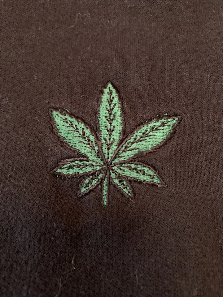 Sudadera con Capucha Dikotomy Pot Leaf Pullover Para Hombres Pequeña Ropa de Calle Y2K Patinador Hip Hop Foto 4 de 4