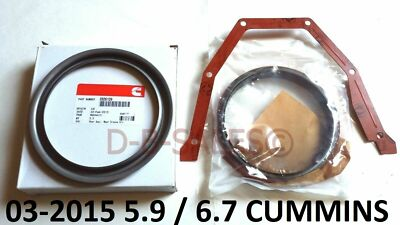 #ad Rear Crankshaft Oil Seal w Wear Sleeve Steel Installer Cummins 03 2015 5.9 6.7 $295.00