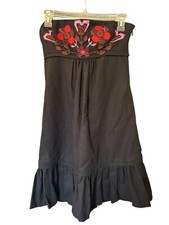 Gucci Sleeveless Black Mini Dress Size M US8 IT 44