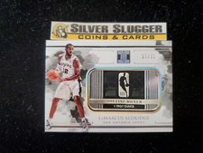 2018-19 LaMarcus Aldridge Panini Impeccable 1 Troy Ounce Silver Bar Card /22