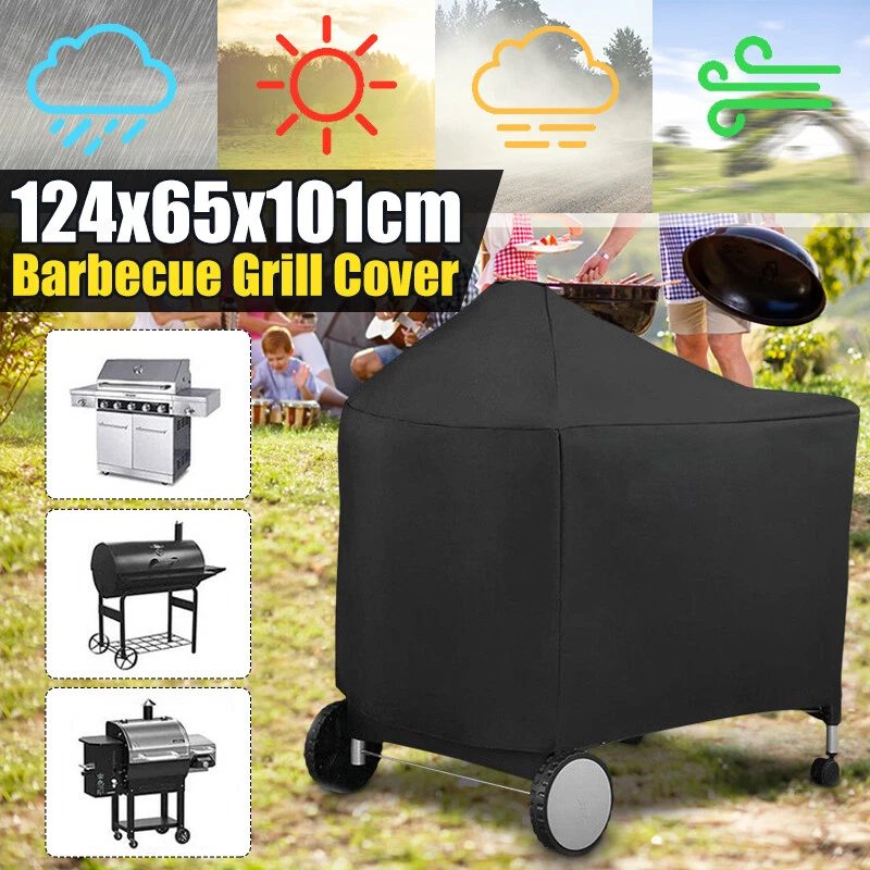 BBQ Protective Grill Cover 124x65x101cm for Weber 7152 Performer Charcoal Grills